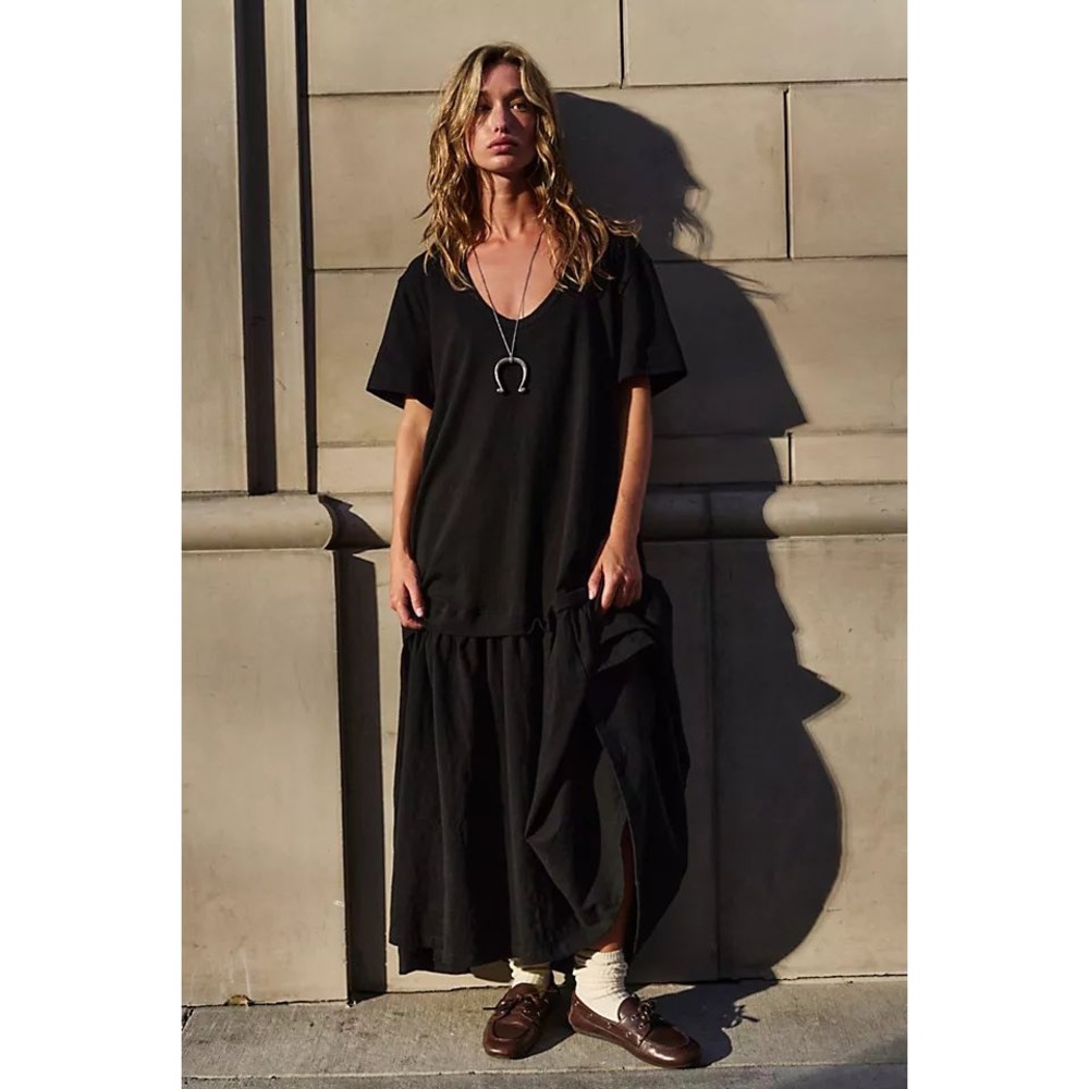 NWOT Free People Beach Herron Drop Waist Maxi Dress Women's Size XS - Picture 3 of 9